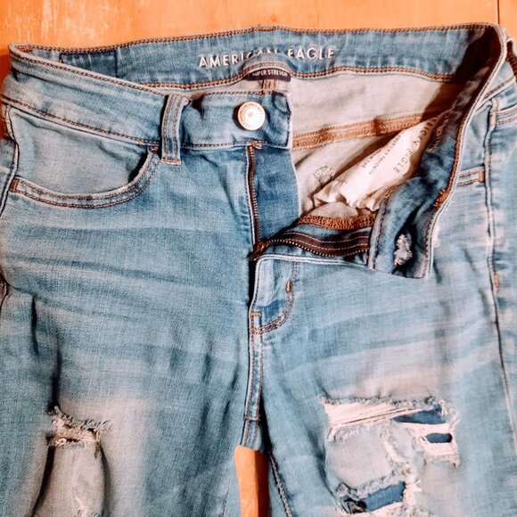 AE Super Stretch Hi-Rise Jegging Size 6 - Picture 4 of 12